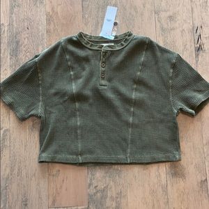 UO Thermal Cropped Tee